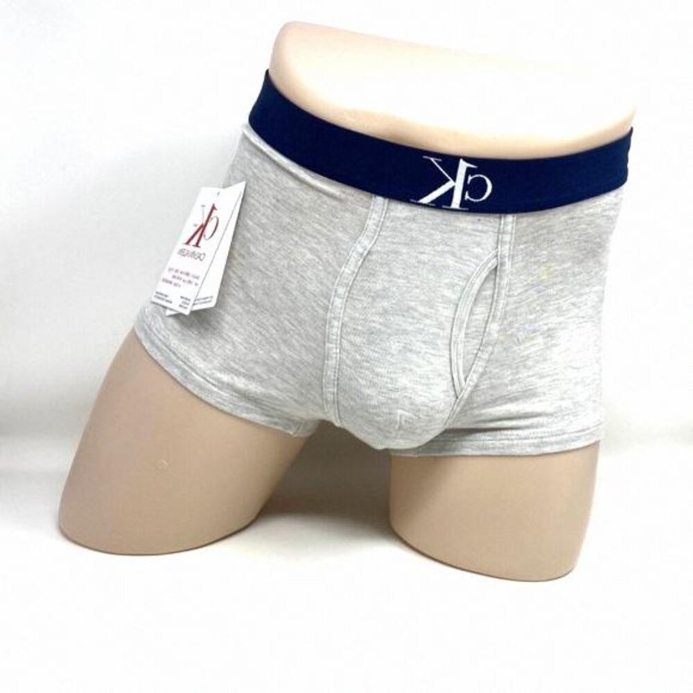 💖MEGA SALE💖Calvin Klein Men's Size NB2990050 Low Rise Cotton Logo Gray Trunk